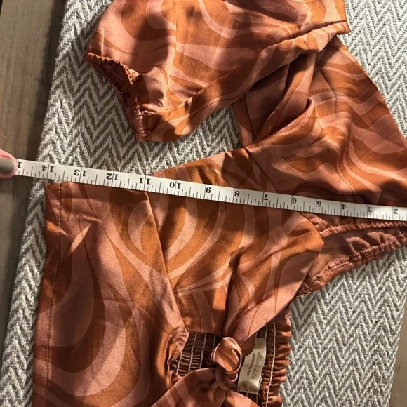 Altar'd State Rust Swirl Crop Top - Picture 5 of 8